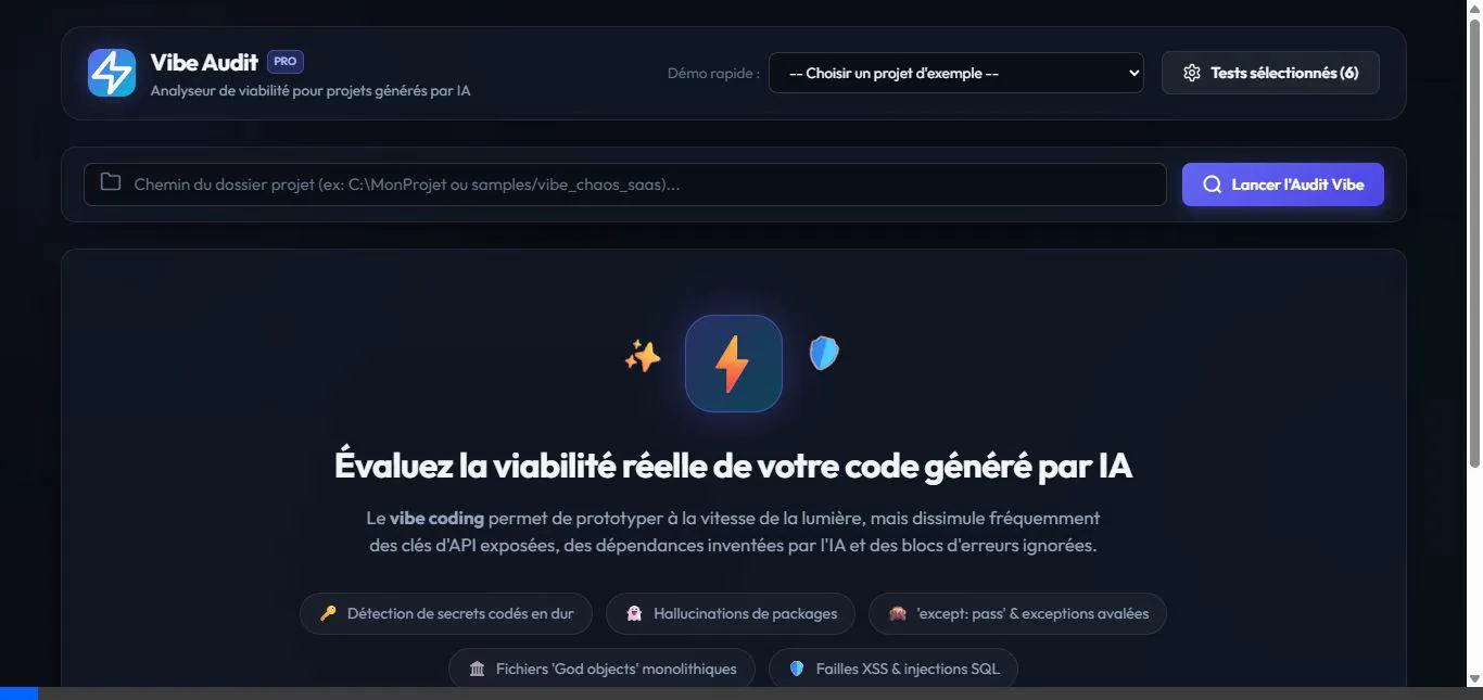 Dashboard Vibe Audit